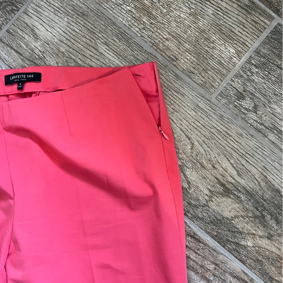 Lafayette 148 New York Cropped Bleecker, Pink, Women’s Work Wear Size 6 - Picture 11 of 14
